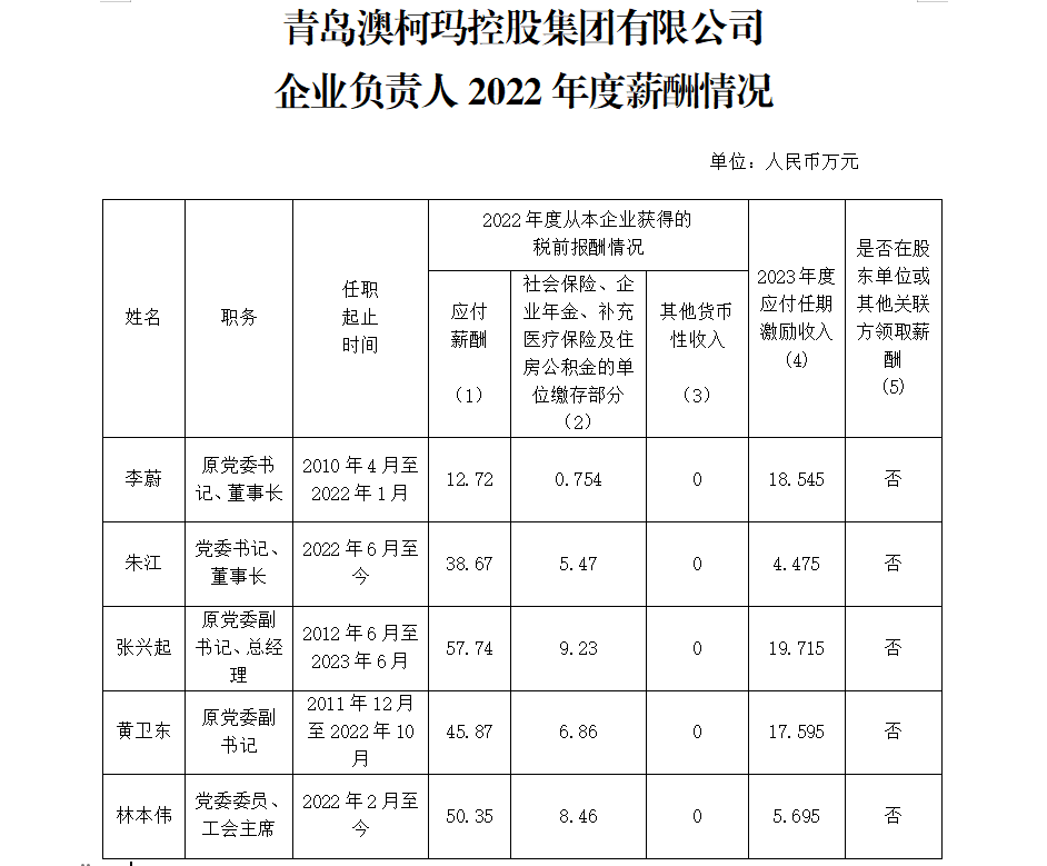 青島澳柯瑪控股集團有限公司企業(yè)負責(zé)人2022年度薪酬情況.png